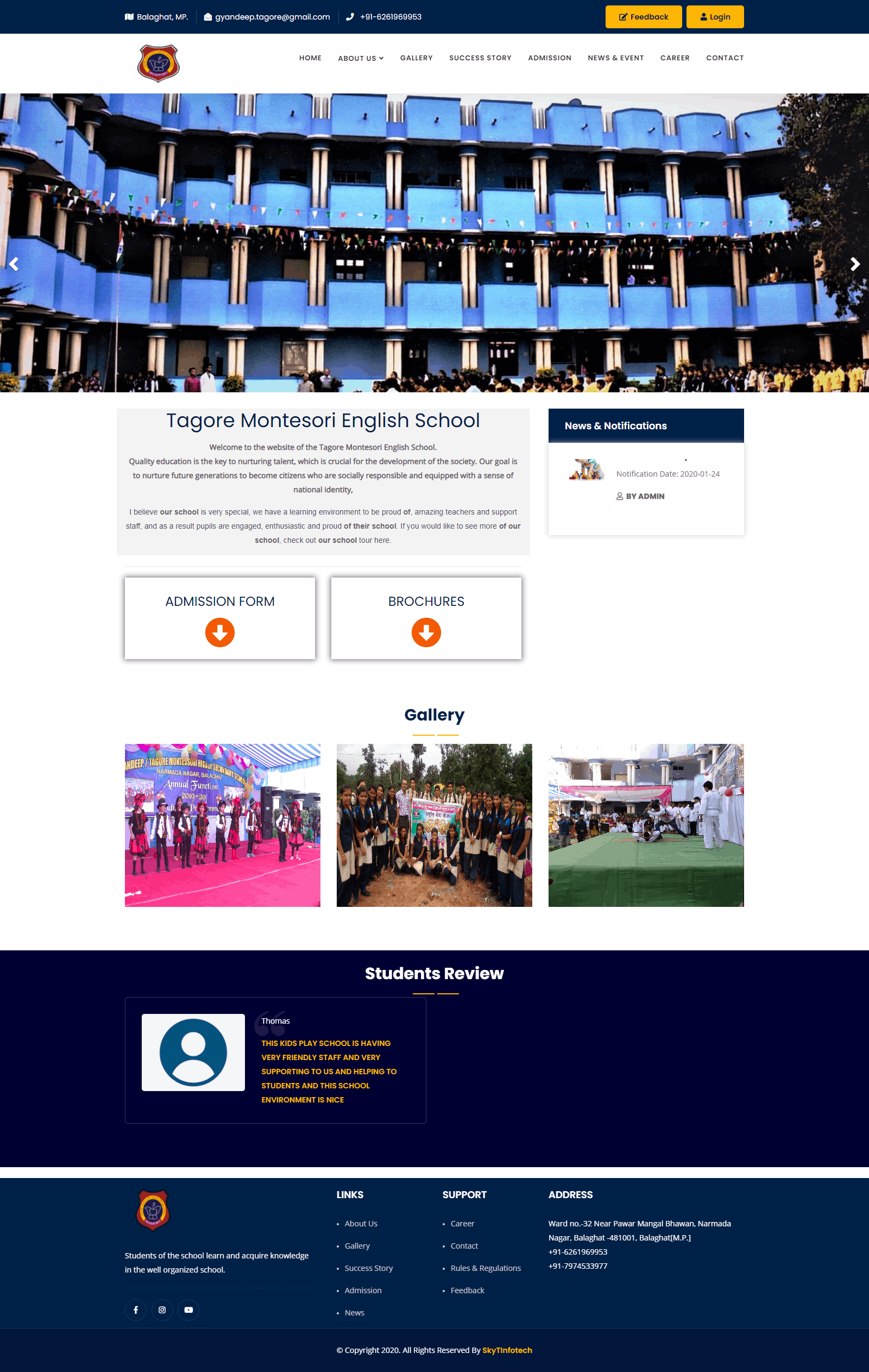 Tagore Montessori English School Balaghat