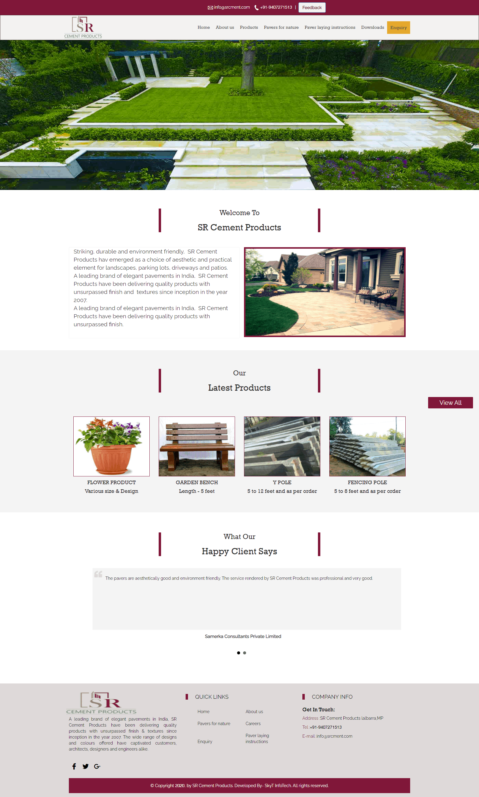 SR Cement Product Pvt. Ltd.